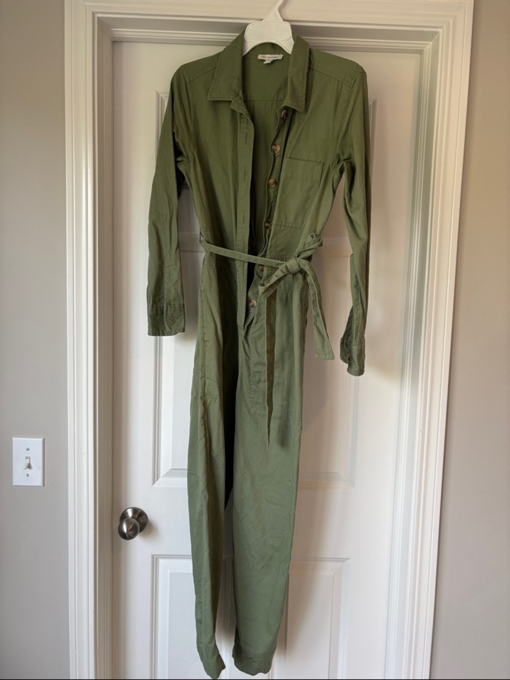 Free Assembly Green Carpenter Jumpsuit